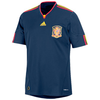 Adidas Spain Away Shirt 2010/11 with David Villa 7