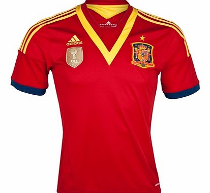 Adidas Spain Home Shirt 2013 - Kids X53322