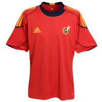 Spain Training Jersey - Red/Dark Indigo.