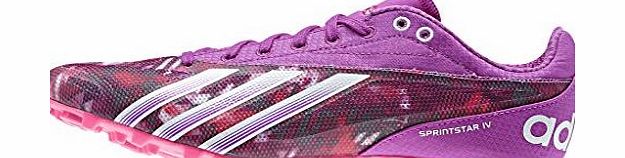 adidas Sprintstar 4 Ladies Running Spikes, Pink, UK7