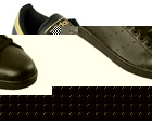Adidas Stan Smith 2 Black/Gold Leather Trainers