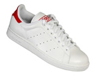 Adidas Stan Smith 2 White/Red Leather Trainers