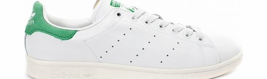 Adidas Stan Smith White/Green Leather Trainers
