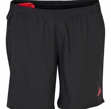 Adidas Supernova 7 Inch Shorts - Black/Vivid Red