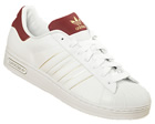 Adidas Superstar 2.5 White/Burgundy Leather