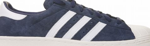 Adidas Superstar 80s DLX Blue/White Suede