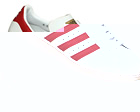 Adidas Superstar 80`s White/Red Leather Trainers