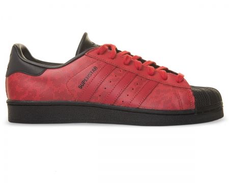 Adidas Superstar Camo 15 Red/Black Debossed Dot