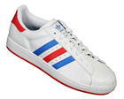 Adidas Superstar LTO White/Red Leather Trainers
