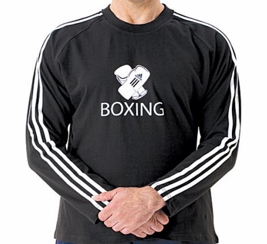 adidas T-Shirt - Long Sleeve Boxing - Black - X-Large