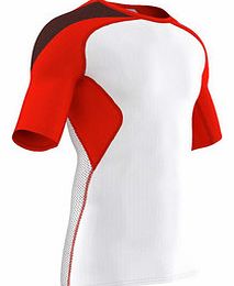 Techfit Climacool S/S T-Shirt White/Black/Dark