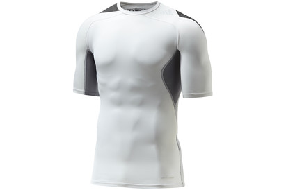 adidas Techfit Climacool S/S T-Shirt White/Black
