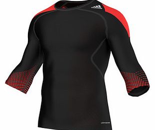 Adidas Techfit Cool Predator 3/4 Sleeve T-Shirt