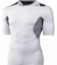 Adidas Techfit Powerweb S/S T-Shirt White/Black