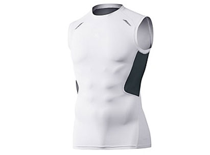 Adidas Techfit Preparation Sleeveless T-Shirt White