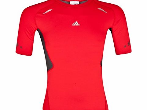 TechFit Preperation Baselayer Top Red