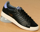 Adidas Tennis Advantage Black/Purple Leather