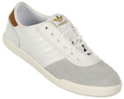 Adidas Tischtennis White/Grey Leather Trainers