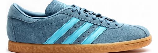Adidas Tobacco Mid Blue Suede Trainers
