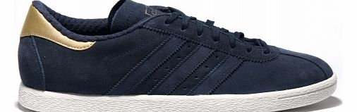 Tobacco Navy Suede Trainers