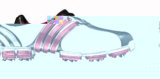 Adidas TOUR 360 3.0 GOLF SHOES (RUNNING WHITE/BLACK/VICTORY RED) 10.5