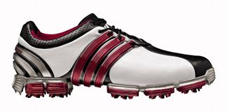 Adidas TOUR 360 3.0 GOLF SHOES (RUNNING WHITE/BLACK/VICTORY RED) 12.0