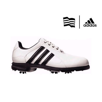 adidas Tour Dry III Golf Shoes White/Black