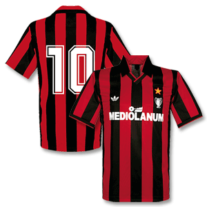 Adidas Trefoil adidas Originals 90-91 AC Milan Cup Winners Shirt   No.10 (Gullit)