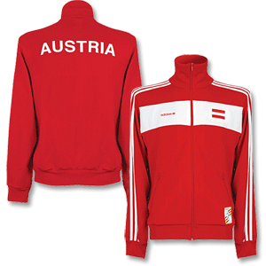 Austria Heritage Track Top - red/white
