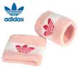 Adidas Trefoil Wristbands - Pink/White