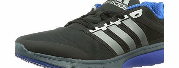 adidas Turbo 2.0 M, Mens Running Shoes, Black (Black 1/Neo Iron Met. F11/Blue Beauty F10), 11 UK (34 EU)