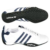 Tuscany Leather - White/Navy.