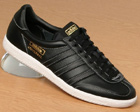 Adidas Universal Black/Black Leather Trainers