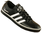 Adidas Vespa S Black/White Leather Trainers