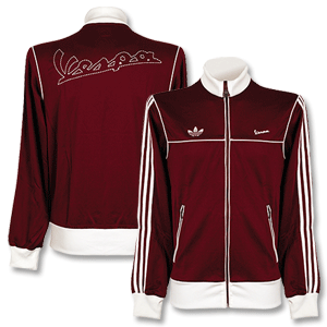 Adidas Vespa Track Top - Maroon/Cream