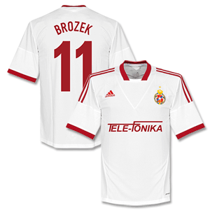 Adidas Wisla Krakow Away Brozek Shirt 2013 2014 (Fan