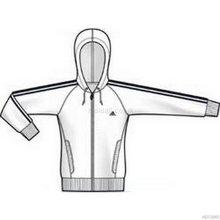 Adidas Womenand#39;s Teamwear Hooded Sweat