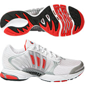 Adidas Womens Clima Lite W - White/Alarm/Light Silver Metallic.