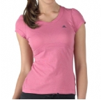 adidas Womens Lounge T-Shirt Vita Grape