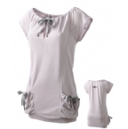 adidas Womens Stella Yoga Layer T-Shirt Seed Pearl