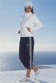 ADIDAS woven three-quarter length pants