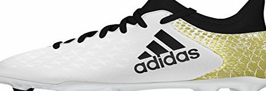 adidas X 16.3 FG J - Football boots for Boys, 35, White