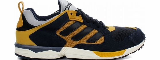 Adidas ZX 5000 RSPN Black/Yellow Suede Trainers