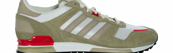 Adidas ZX 700 Stone/White/Silver Trainers