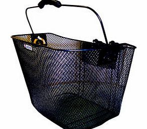 Front Mesh Basket With Plastic Holder