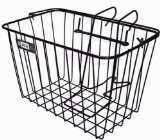 Adie Front Wire Basket With Bracket Black