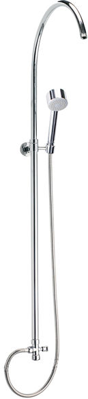 adjustable Rigid Riser Brass Rail Complete with