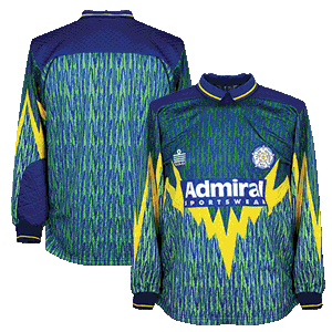 92-93 Leeds United Home GK L/S Shirt - Grade 8
