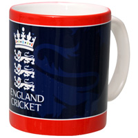 ECB Official England Cricket Blue Crest Mug.
