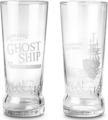 Adnams Ghost Ship Etched Pint Glass 12-pack